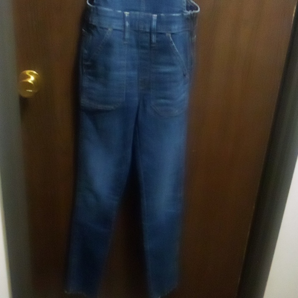 NWT Madewell Indigo Skinny Overalls - Picture 6 of 15